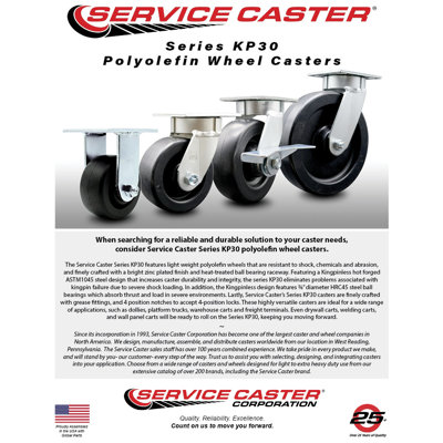 Kingpinless olefin Caster