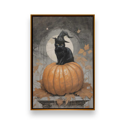 Impression sur toile Halloween Whiskers