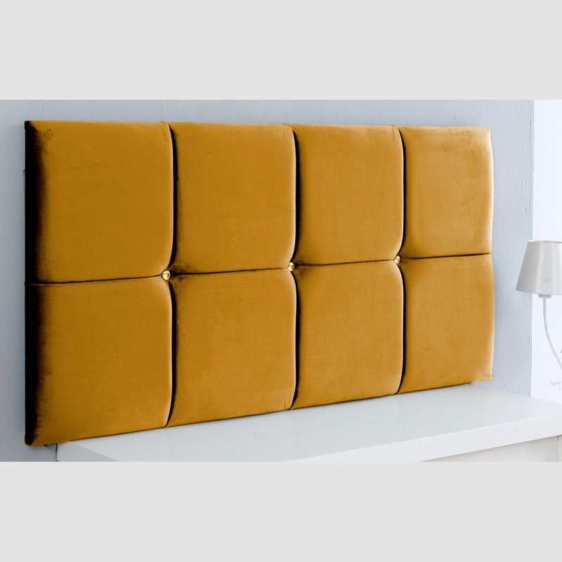 Shields Upholstered Headboard, Single (3'), Turmeric