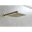 Brushed Gold Shower Faucet With 10 Inches Rain Head And Handheld, Wall Mounted High Dual System Trim For Bathroom Handheld , Valve
