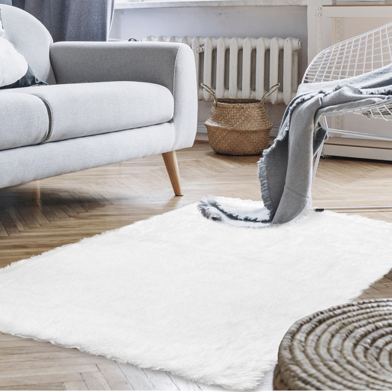 Cheer Faux Fur Indoor / Outdoor Rug,  Rectangle 2'8" x 5'1"