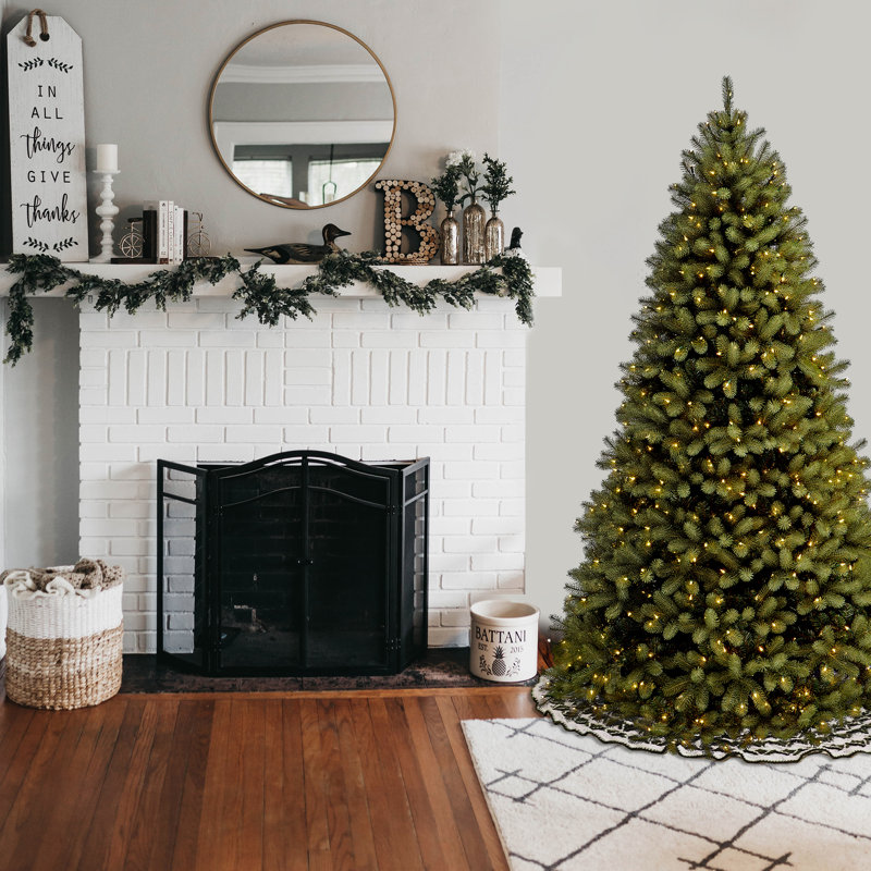 7.5 ft. Downswept Douglas Fir Tree with Dual Colour LED Lights
