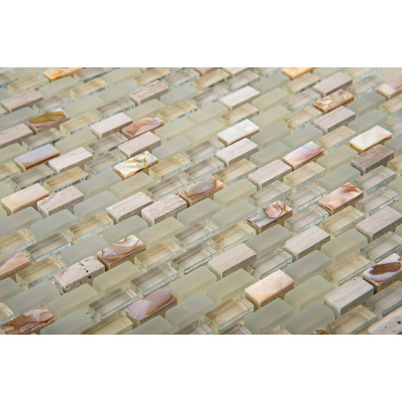 Tino 0.4" x 1" Natural Stone Mosaic Kitchen Backsplash, Bathroom, Shower, Wall and Floor Tile, Dune