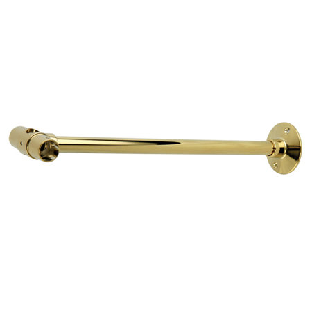 Kingston Brass Vintage 12-Inch Wall Support, Polished Brass