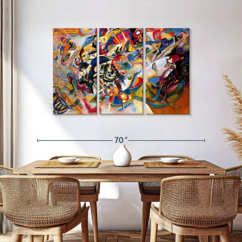 Composition VII, 36" H x 57" W
