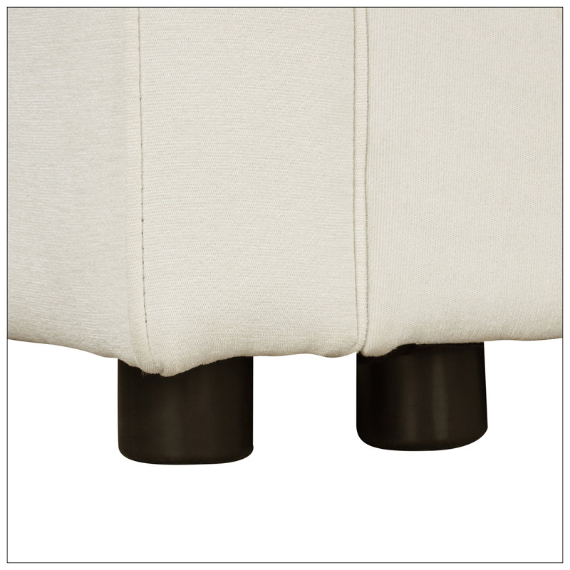 Sofa Bed Pull Out Sofa Sleeper with Two Back Pillows, Two USB Ports and Two Power Sockets, Beige Chenille