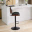 Tabourets pivotants en cuir avec hauteur ajustable-718072639