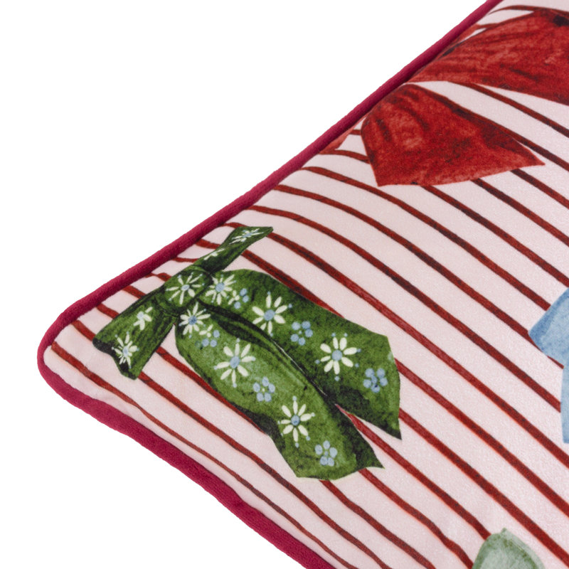 Noortje Bows Striped Square Cushion