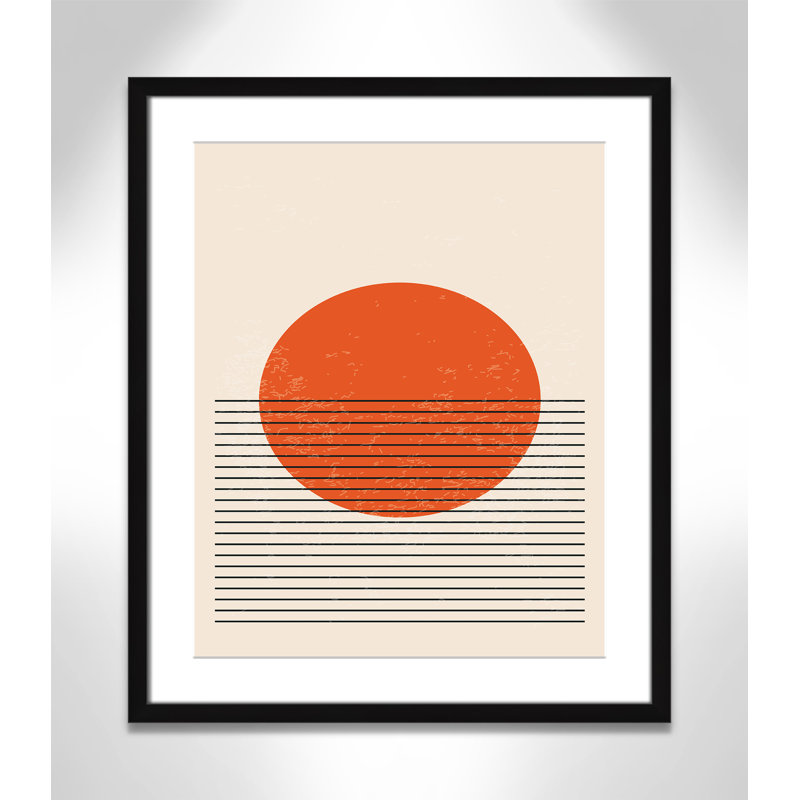 Bright Minimal Series #2 Print by Stanley, L 21,5 po x H 25,5 po, Matted Print, Satin Black