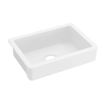 Évier de cuisine en céramique polyvalent avec cuves profondes pour une fonctionnalité améliorée