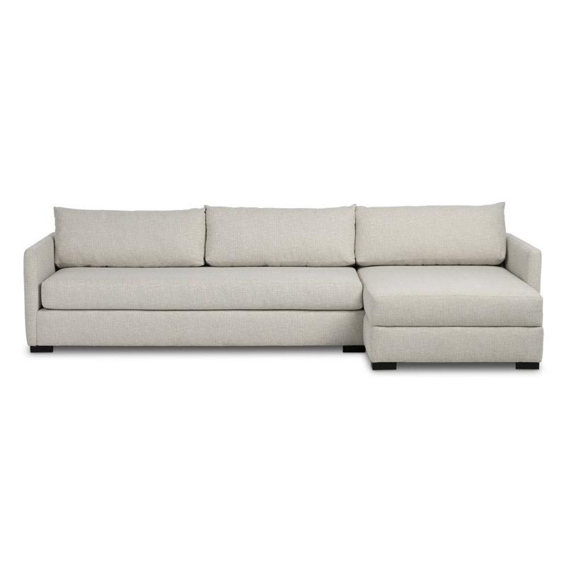 Wickham Chaise Sectional, 35" H x 126.5" W x 61" D, Left Arm Facing