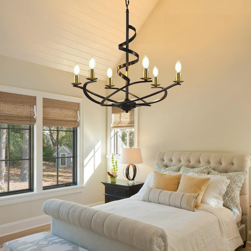 Chandelier, Chandelier For Entryway,Industrial Foyer Lighting Fixtures,Large Chandeliers For High Ceilings,Modern Hanging Pendant Lights For Living Room,Bedroom,Staircase,Entry