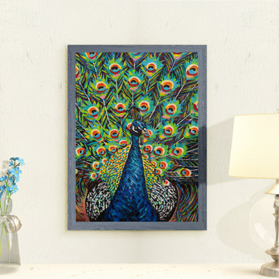 « somptueux peacock ii » par paul cezanne-reproduction d’art sur image