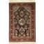 Mishelle Oriental Area Rug in Navy Blue