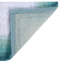 Tapis de bain touffeté 100% coton Orme avec envers antidérapant, lavable à la machine, tapis de bain ultra doux et absorbant pour la douche, la baignoire, le lavabo et le meuble-lavabo, rectangle 21 po x 34 po, turquoise-1210104098-1210104096