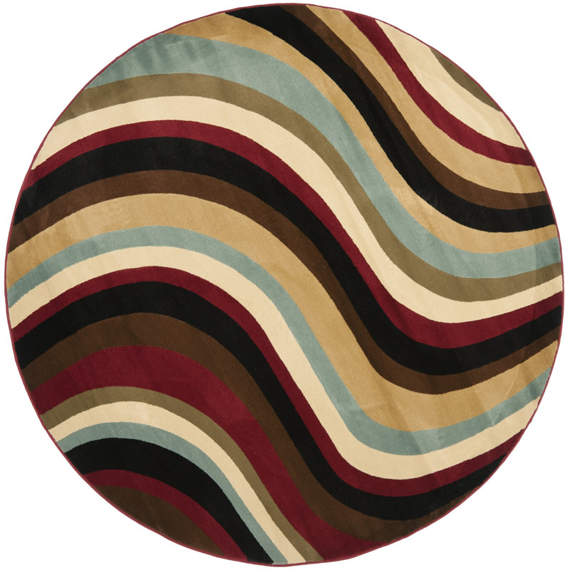 Charis Performance Abstract Rug, Round 5'
