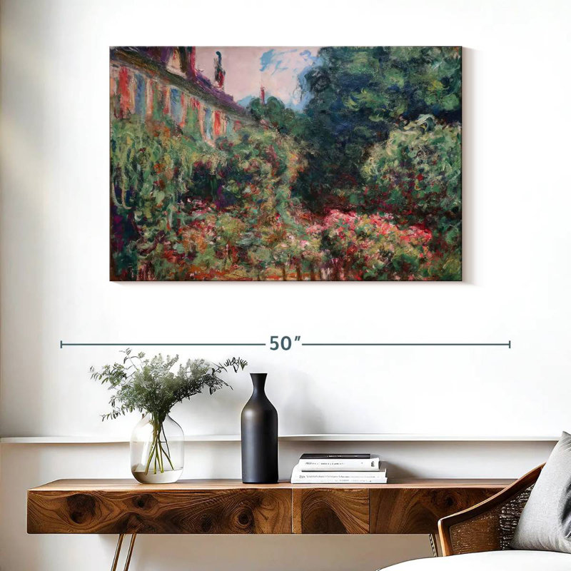 Senne, la maison de l'artiste à Giverny, H 26 po x l 39 po
