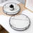Lazy Susan Turntable Organizer For Kitchen Countertop And Cabinet, With Steel Frame, 360 Degree Rotating Decorative Centerpiece-1323655437