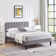 Auxter Upholstered Platform Bed Frame with Adjustable Headboard No Box Spring Needed
