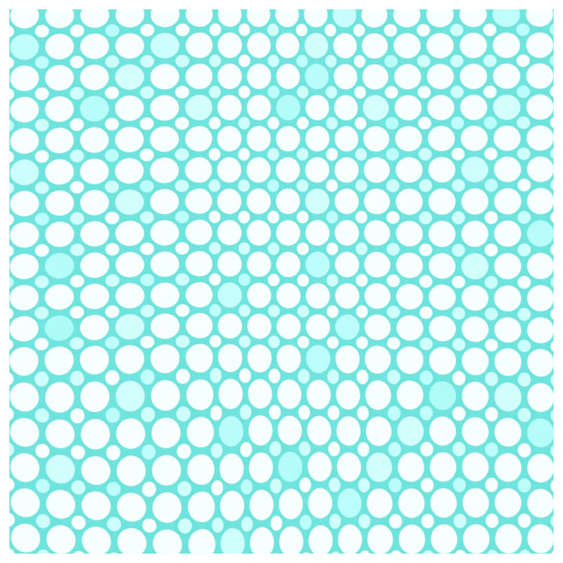 Housses de couette cercles à pois bleus, Twin