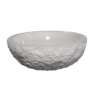 Marble-Lite 16.5'' Polymarble Circular Bathroom Sink