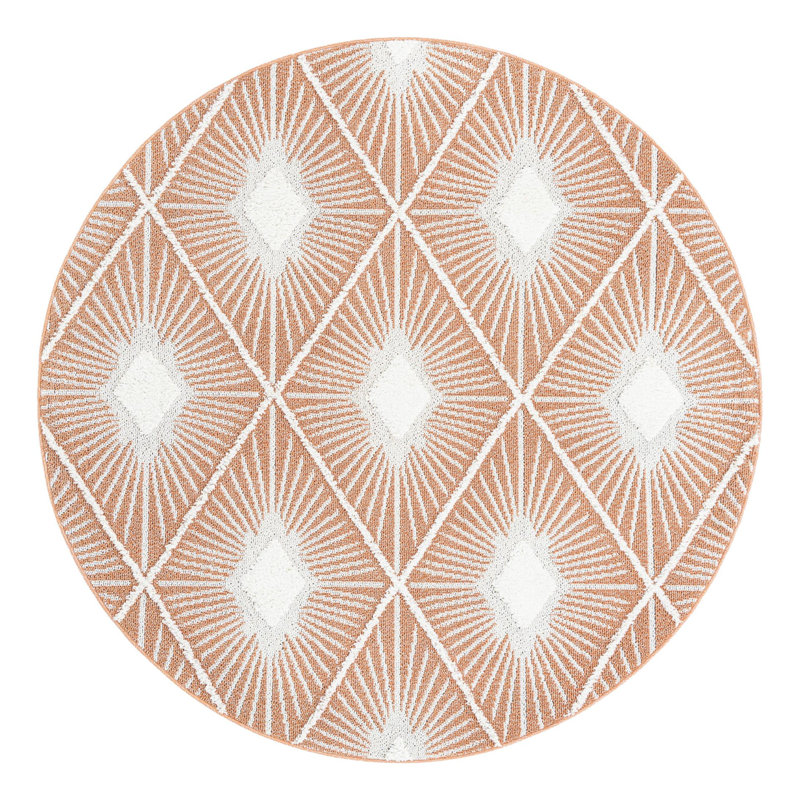 Jessilyn Geometric Indoor Rug, Round 7'10"