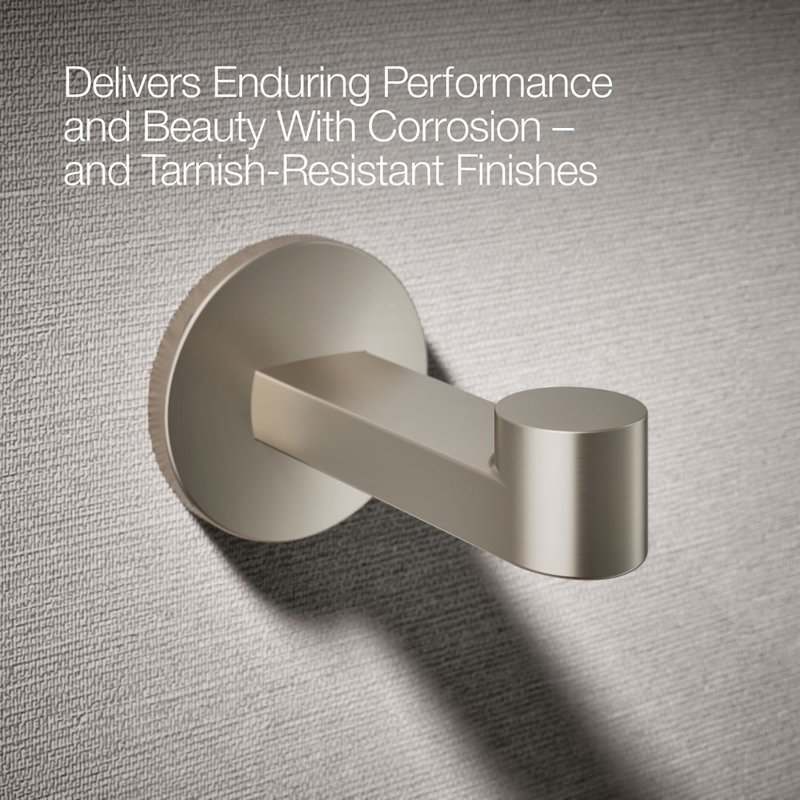 Components™ Robe Hook, Vibrant Brushed Nickel