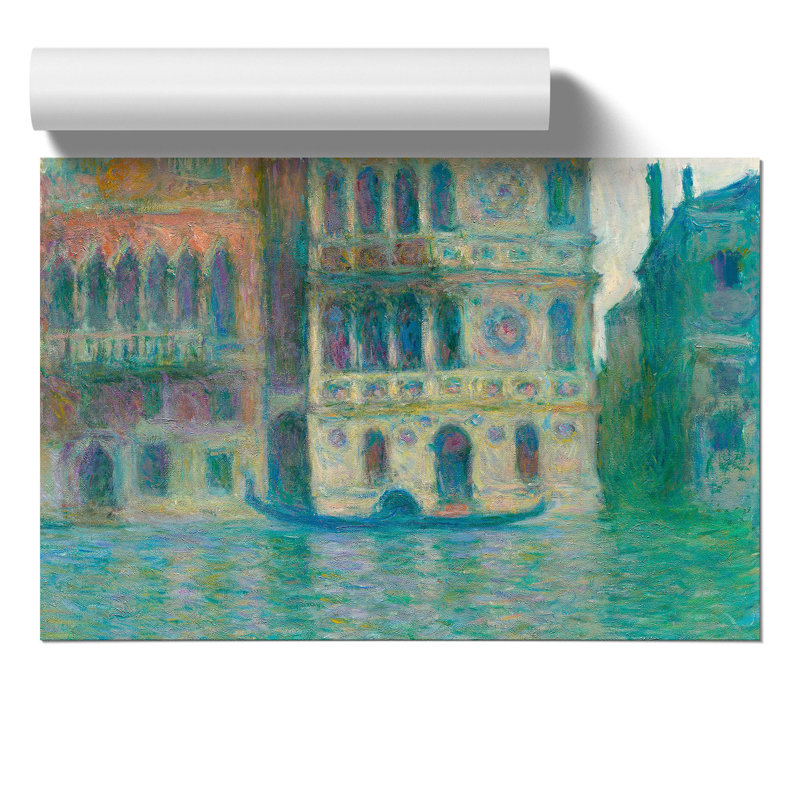 Venice, Palazzo Dario by Claude Monet - Frameless Print, 42cm H x 59cm W x 0.1cm D