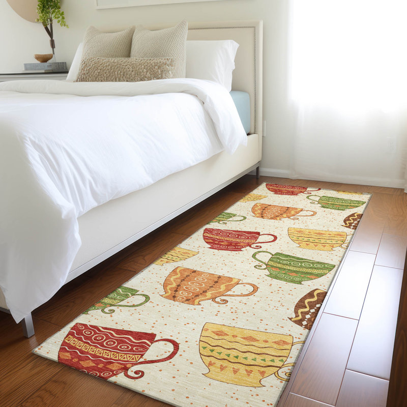 Premium Machine Washable Cerrito AMF170 Multi Rug, Runner 2'3" x 7'6"