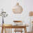 Ajshe 1 - Light Rattan Teardrop Pendant-730832162