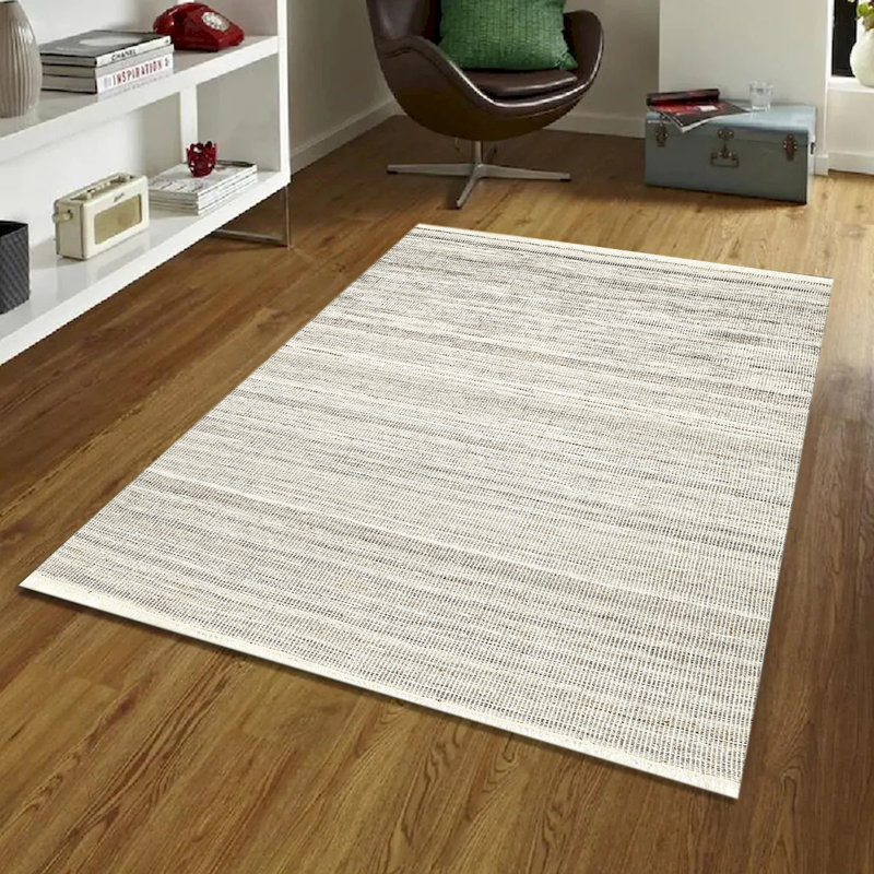Tapis couleur pierre tissé à la main Eko