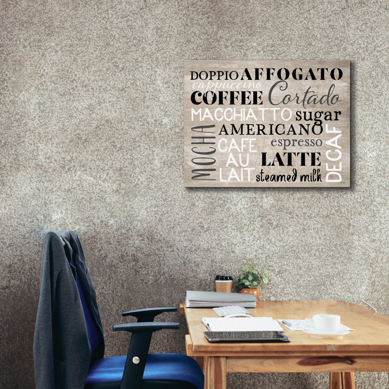 "Coffee Board" par Yass Naffas Designs, H 26 po x l 34 po x P 1,5 po