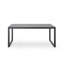 Table de salle à manger d'extérieur en aluminium
