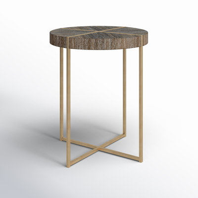 Townsend Round Manufactured Wood End Table 