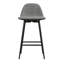 Henrine Upholstered Counter Stool with Metal Frame-1118811363