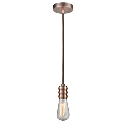 Luminaire suspendu pour une seule ampoule 1 lumières Almaree