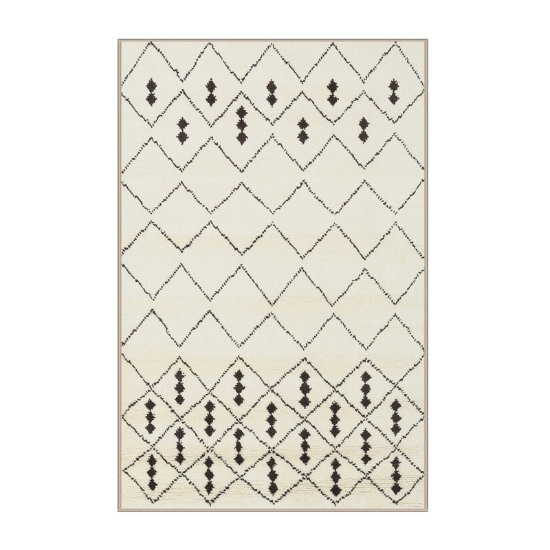 Tapis beige / gris Cheltenham, Rectangle 5 pi x 7 pi