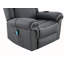 Fauteuil inclinable électrique en microfibre Domana