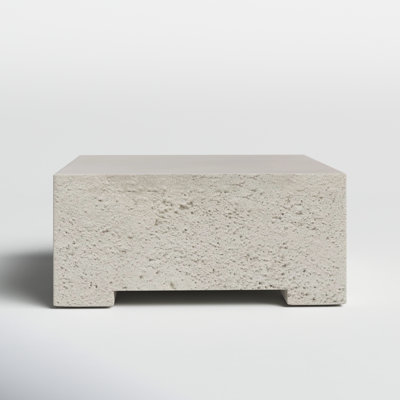 Yvonne 30'' Stone Outdoor Coffee Table