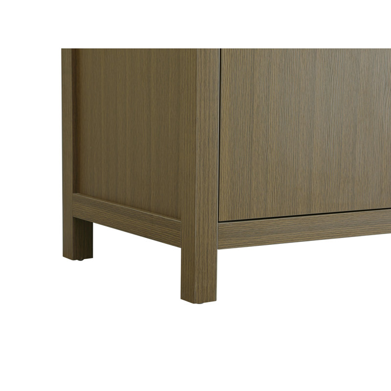 Meuble-lavabo simple 36 po 36 VF60636-BS, Brun châtaigne