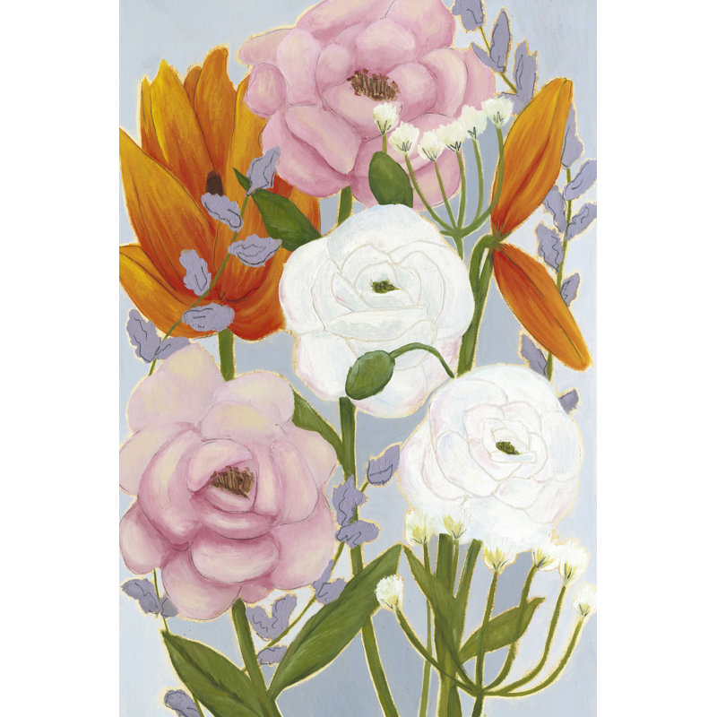 Morning Bouquet II by Grace Popp - Wrapped Canvas Painting, 46cm H x 30cm W