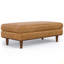 Grand repose-pieds Morrison en cuir véritable Sienna-1132819557