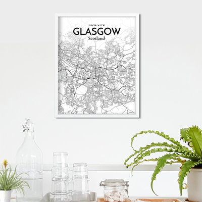 " Glasgow United Kingdom City Map "