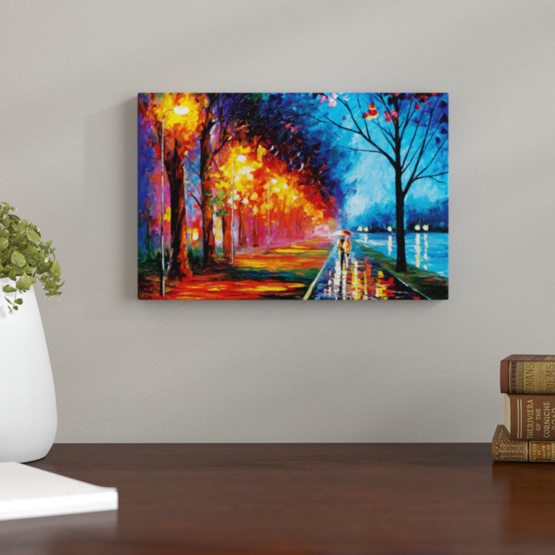 «Alley by The Lake II», reproduction d'art sur toile tendue, H 12 po x l 18 po x P 1,5 po