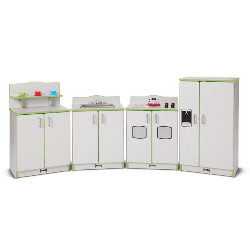 Rainbow Accents® Culinary Creations Kitchen, Gray/Key Lime