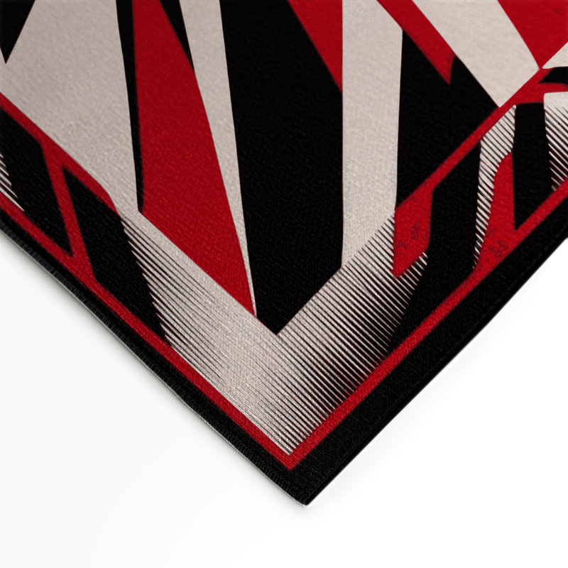 Tapis intérieur et extérieur Scarlet Prism, Rectangle 9 pi x 12 pi