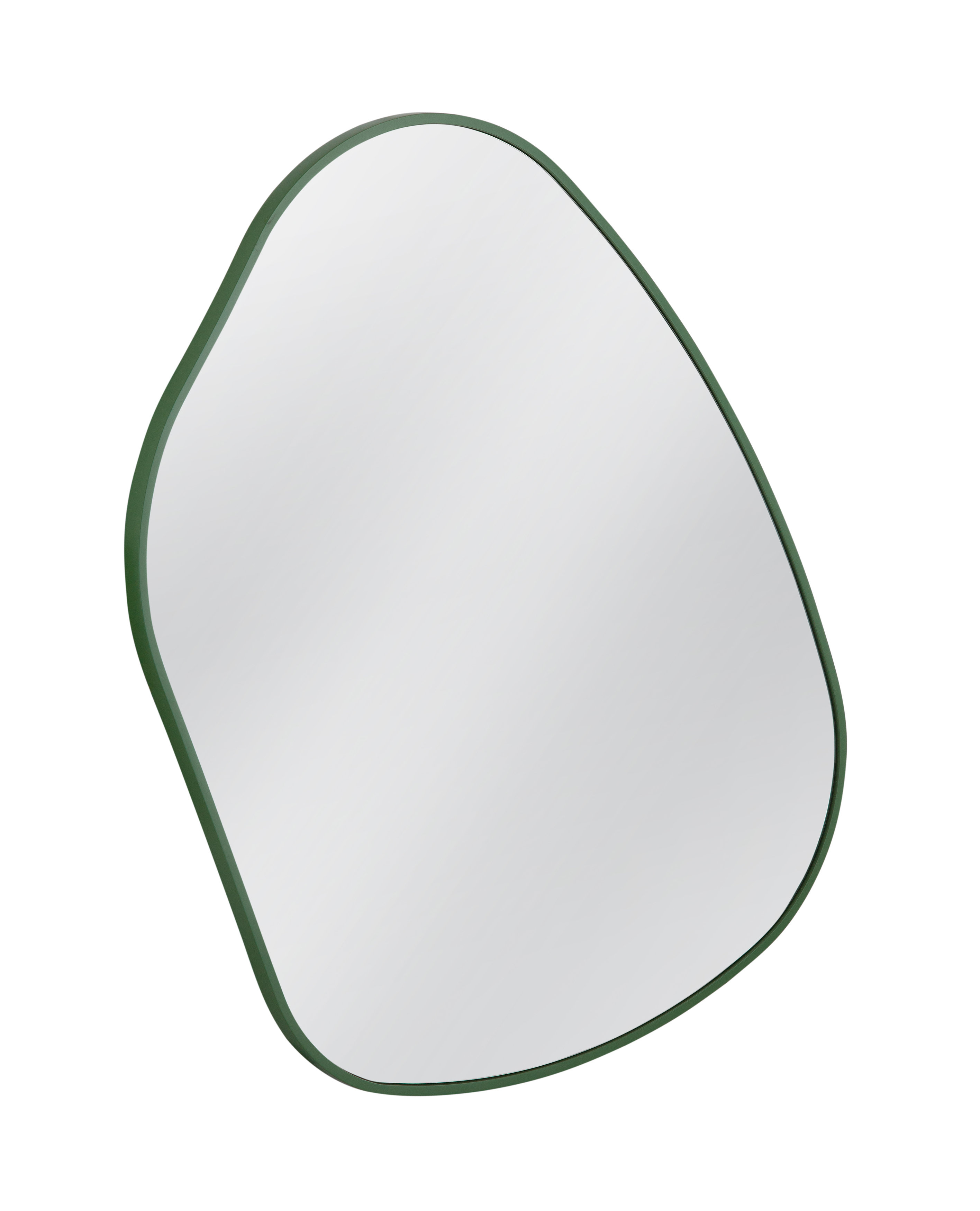 Solid Wood Asymmetrical Wall Mirror