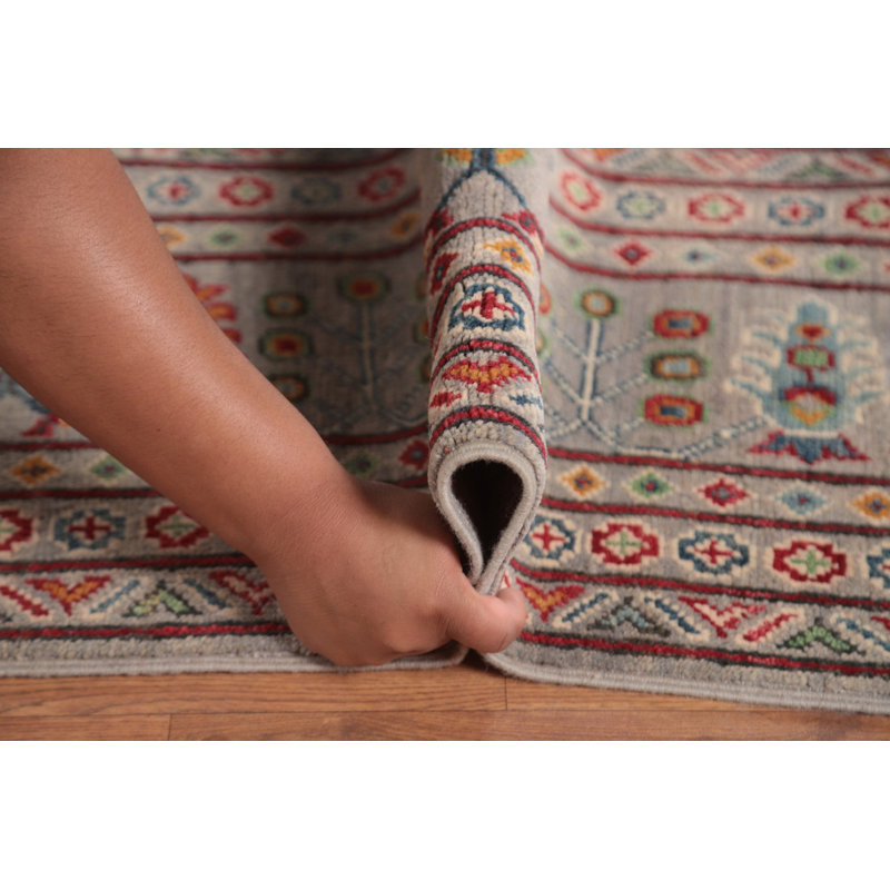 Tapis entièrement fait à la main Kazak 10 x 13