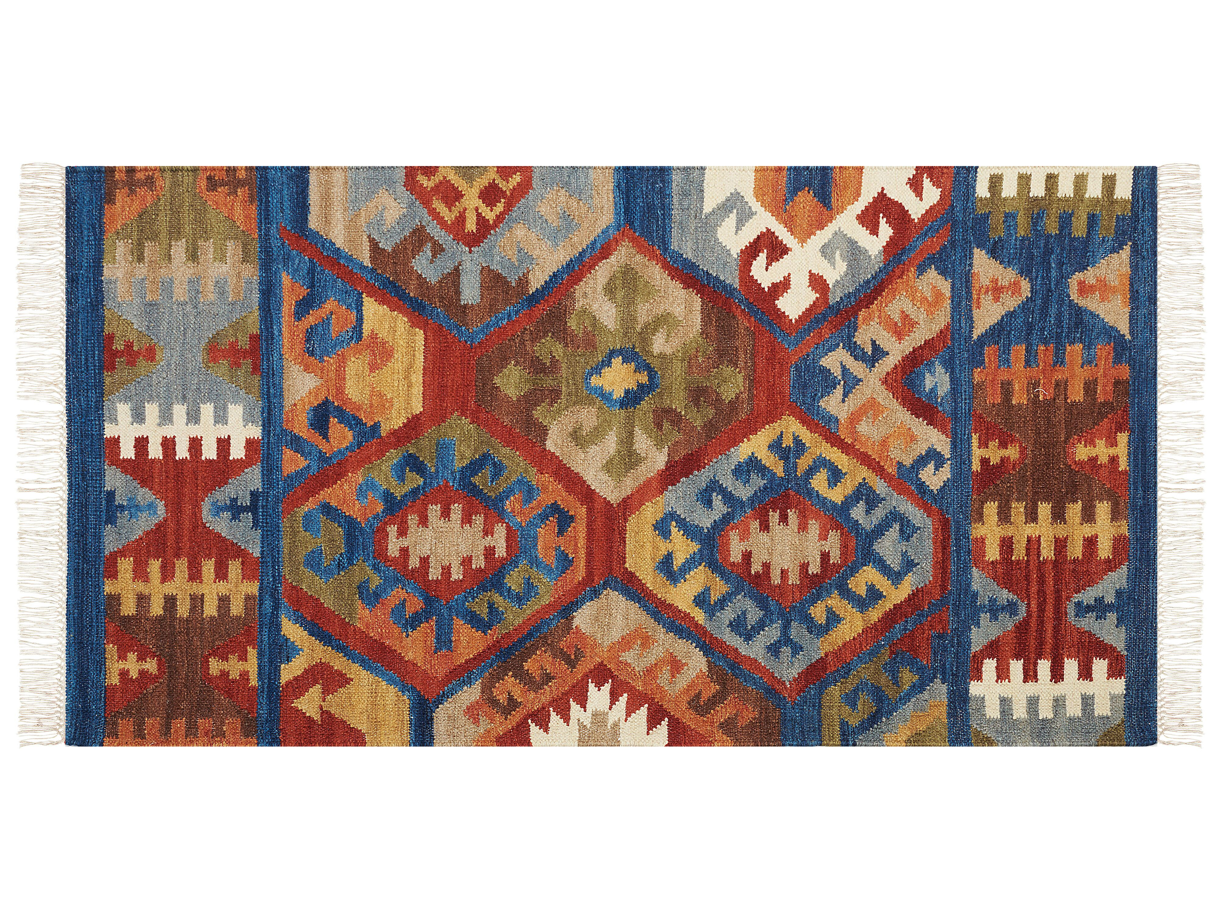 Latitude Vive Biagi Aztec Handmade Multicolour Area Rug | Wayfair.co.uk