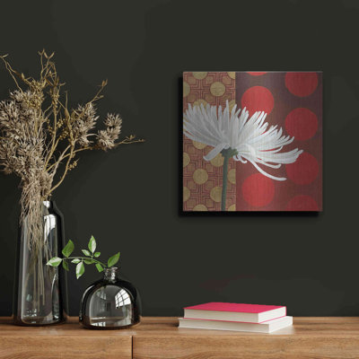 Luxe Metal Art 'Morning Chrysanthemum I' By Kathri " Morning Chrysanthemum I " by Kathrine Lovell